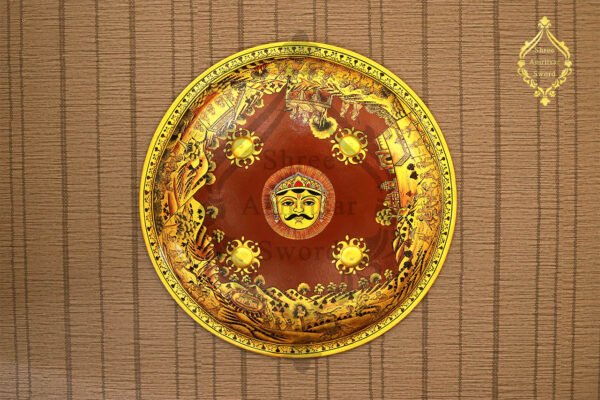 shield with painting