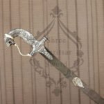 silver wedding sword