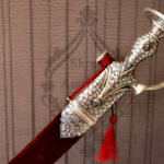 Silver rajput sword
