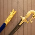 Indian wedding talwar with hilt