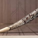 Tiger HIlt Silver sword chape