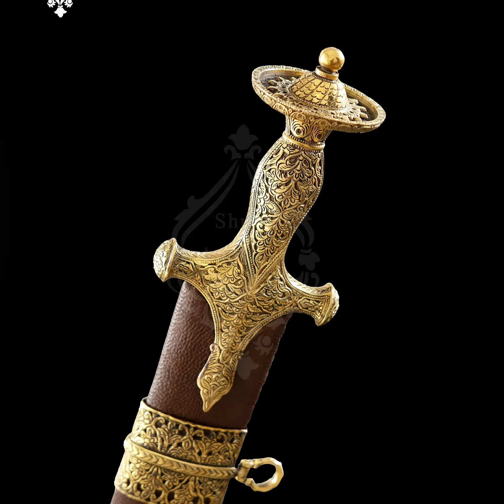 engraved-indian-sword-brass-hilt