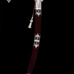 silver tmb red silver rajput sword