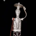 silver rajput sword